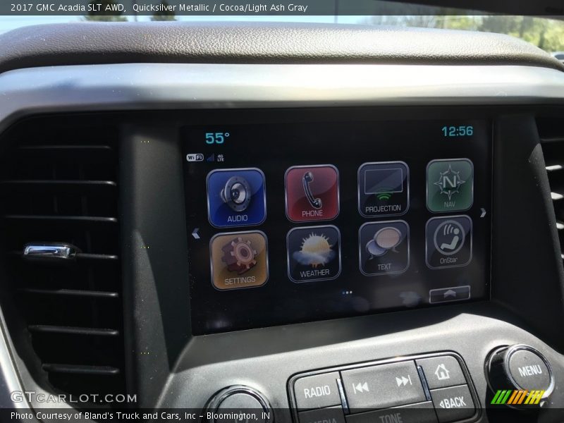 Quicksilver Metallic / Cocoa/Light Ash Gray 2017 GMC Acadia SLT AWD