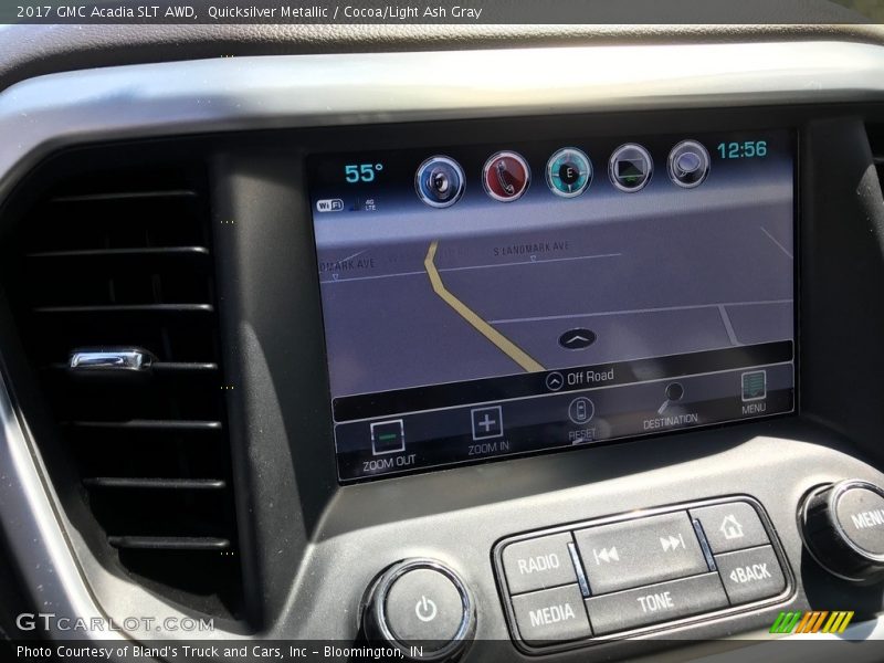 Quicksilver Metallic / Cocoa/Light Ash Gray 2017 GMC Acadia SLT AWD