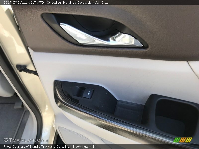 Quicksilver Metallic / Cocoa/Light Ash Gray 2017 GMC Acadia SLT AWD