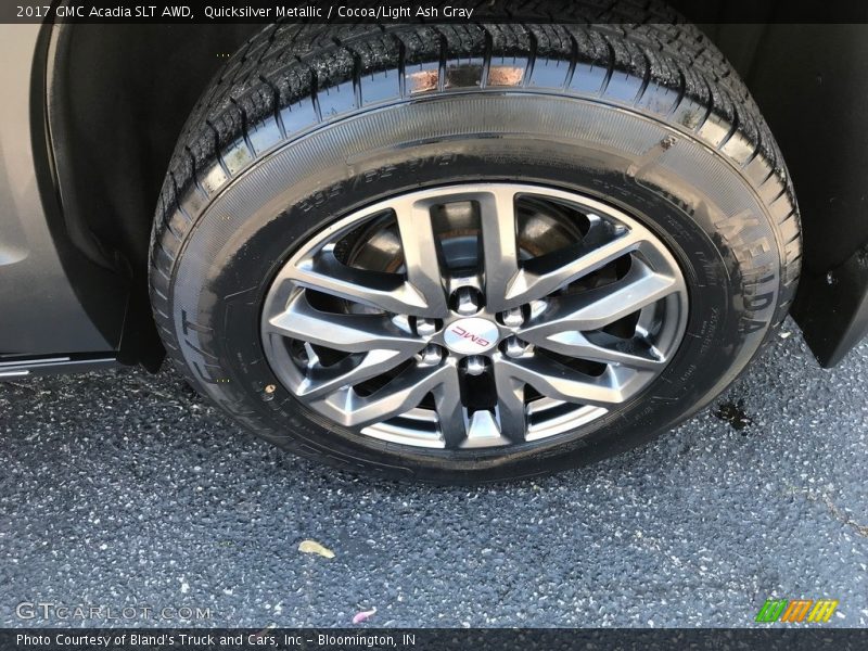 Quicksilver Metallic / Cocoa/Light Ash Gray 2017 GMC Acadia SLT AWD