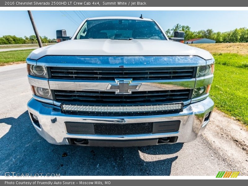 Summit White / Jet Black 2016 Chevrolet Silverado 2500HD LT Crew Cab 4x4