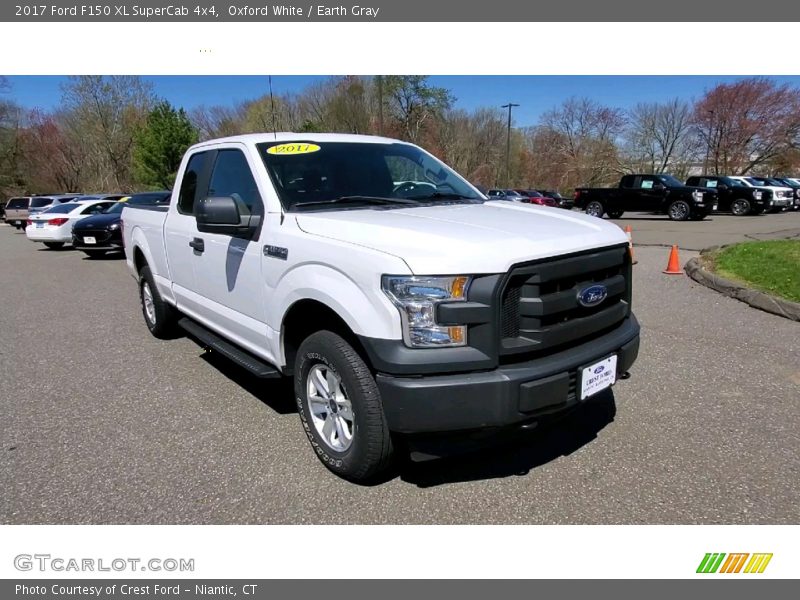 Oxford White / Earth Gray 2017 Ford F150 XL SuperCab 4x4