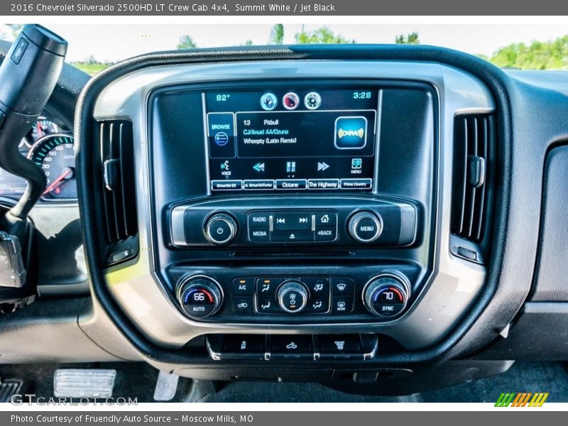 Summit White / Jet Black 2016 Chevrolet Silverado 2500HD LT Crew Cab 4x4
