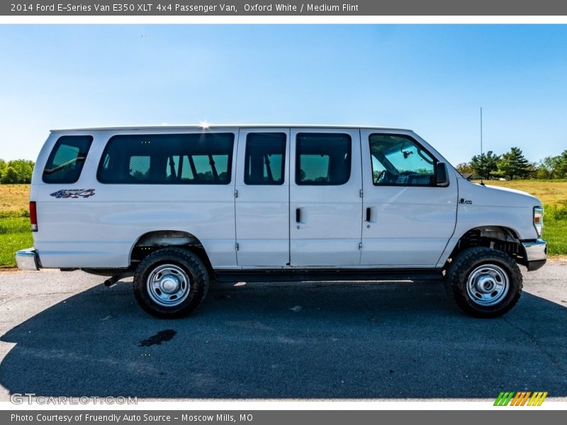 Oxford White / Medium Flint 2014 Ford E-Series Van E350 XLT 4x4 Passenger Van