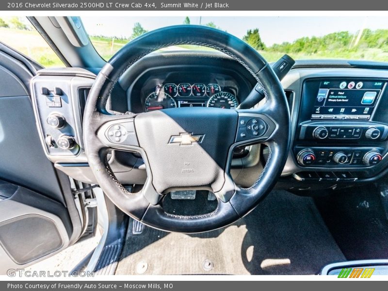 Summit White / Jet Black 2016 Chevrolet Silverado 2500HD LT Crew Cab 4x4