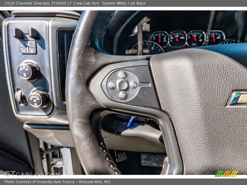 Summit White / Jet Black 2016 Chevrolet Silverado 2500HD LT Crew Cab 4x4
