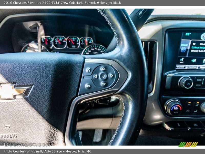 Summit White / Jet Black 2016 Chevrolet Silverado 2500HD LT Crew Cab 4x4