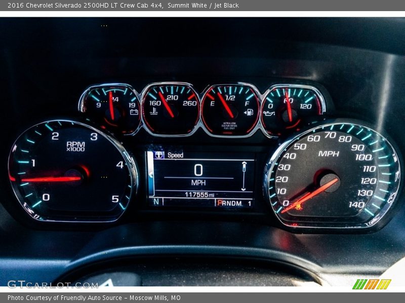 Summit White / Jet Black 2016 Chevrolet Silverado 2500HD LT Crew Cab 4x4