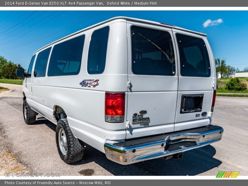 Oxford White / Medium Flint 2014 Ford E-Series Van E350 XLT 4x4 Passenger Van