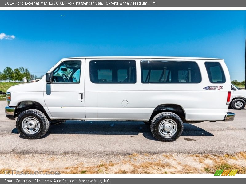 Oxford White / Medium Flint 2014 Ford E-Series Van E350 XLT 4x4 Passenger Van