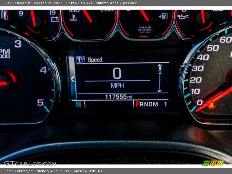 Summit White / Jet Black 2016 Chevrolet Silverado 2500HD LT Crew Cab 4x4