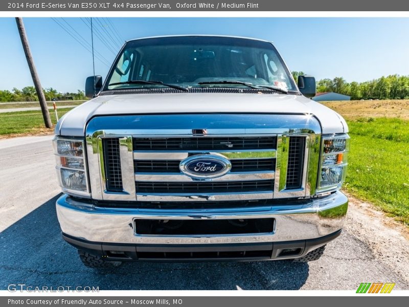 Oxford White / Medium Flint 2014 Ford E-Series Van E350 XLT 4x4 Passenger Van