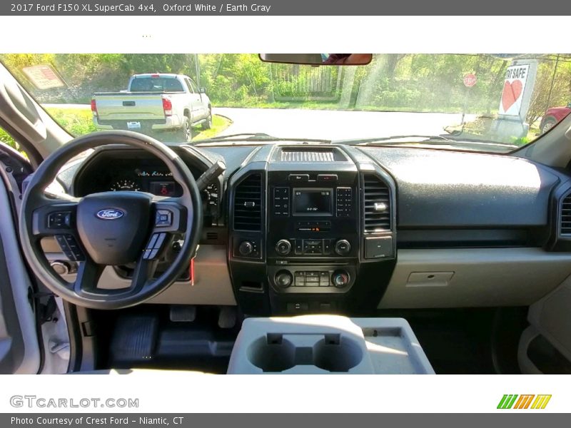 Oxford White / Earth Gray 2017 Ford F150 XL SuperCab 4x4