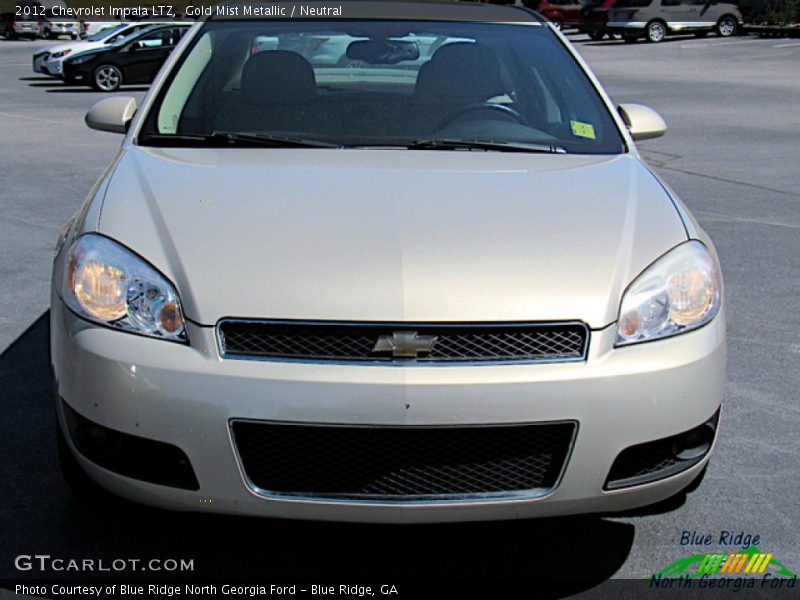 Gold Mist Metallic / Neutral 2012 Chevrolet Impala LTZ