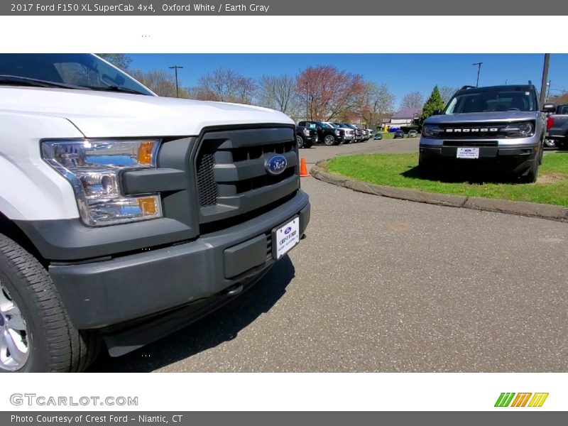 Oxford White / Earth Gray 2017 Ford F150 XL SuperCab 4x4