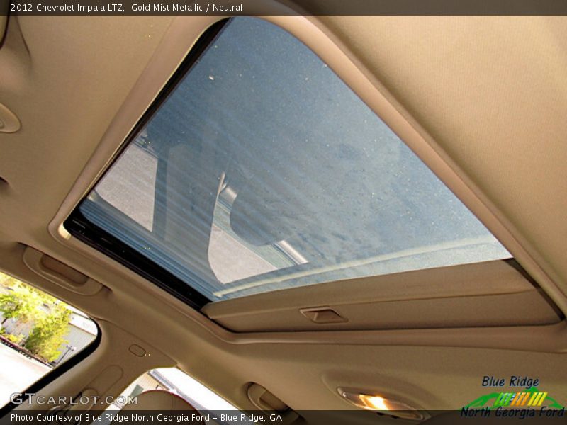 Gold Mist Metallic / Neutral 2012 Chevrolet Impala LTZ