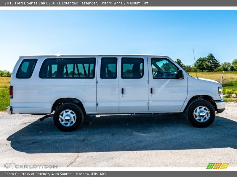 Oxford White / Medium Flint 2013 Ford E Series Van E350 XL Extended Passenger