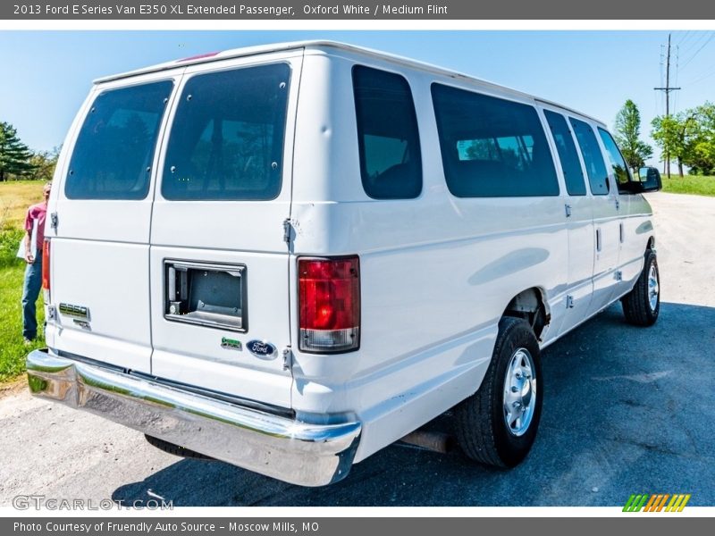 Oxford White / Medium Flint 2013 Ford E Series Van E350 XL Extended Passenger