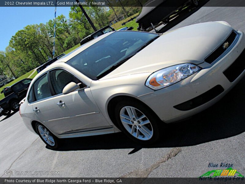 Gold Mist Metallic / Neutral 2012 Chevrolet Impala LTZ