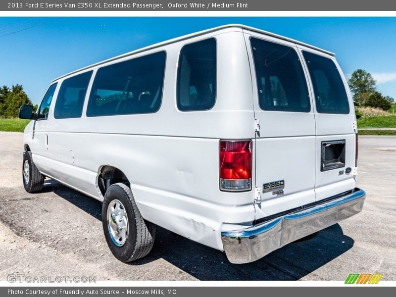 Oxford White / Medium Flint 2013 Ford E Series Van E350 XL Extended Passenger