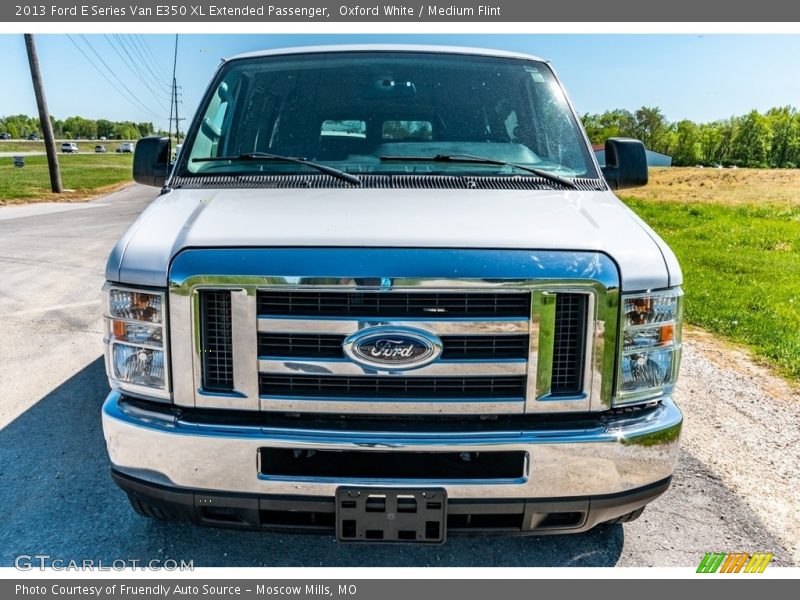 Oxford White / Medium Flint 2013 Ford E Series Van E350 XL Extended Passenger