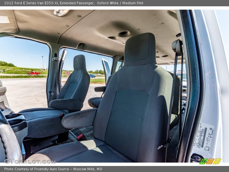 Oxford White / Medium Flint 2013 Ford E Series Van E350 XL Extended Passenger