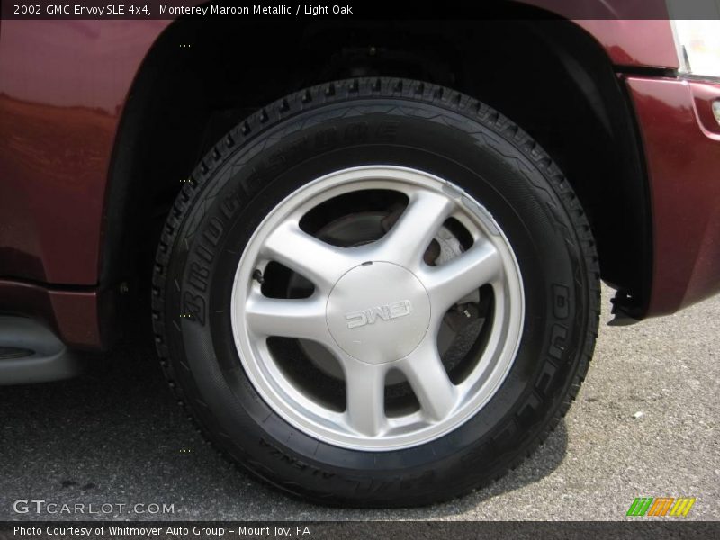 Monterey Maroon Metallic / Light Oak 2002 GMC Envoy SLE 4x4