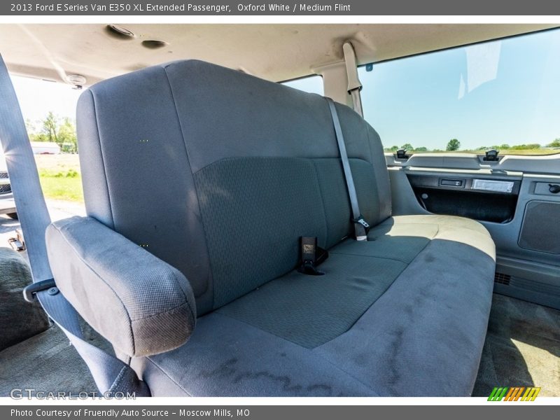 Oxford White / Medium Flint 2013 Ford E Series Van E350 XL Extended Passenger