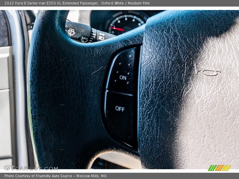 Oxford White / Medium Flint 2013 Ford E Series Van E350 XL Extended Passenger