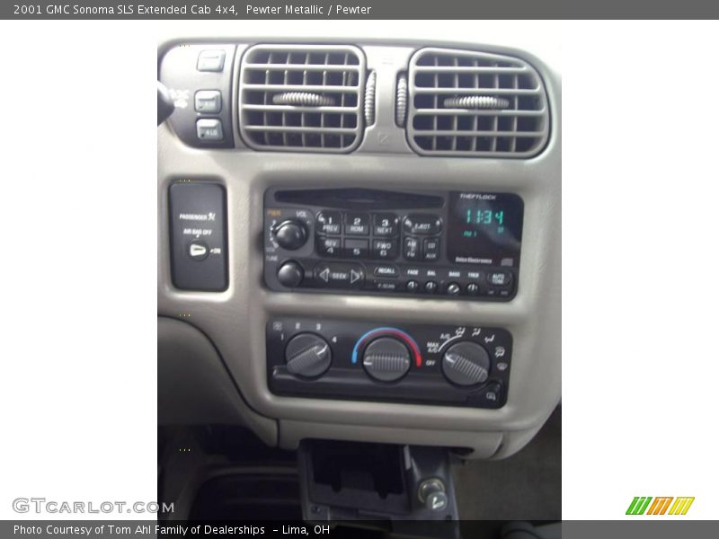 Pewter Metallic / Pewter 2001 GMC Sonoma SLS Extended Cab 4x4