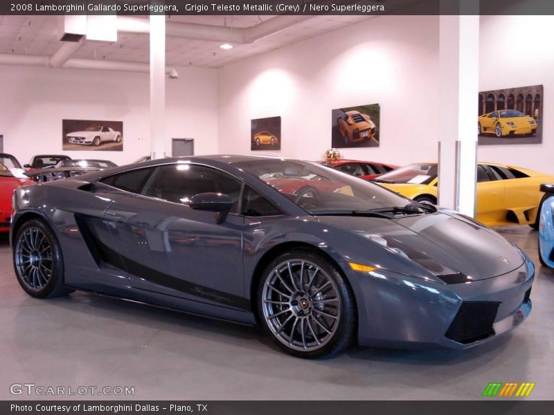 Grigio Telesto Metallic (Grey) / Nero Superleggera 2008 Lamborghini Gallardo Superleggera