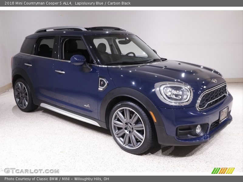 Lapisluxury Blue / Carbon Black 2018 Mini Countryman Cooper S ALL4