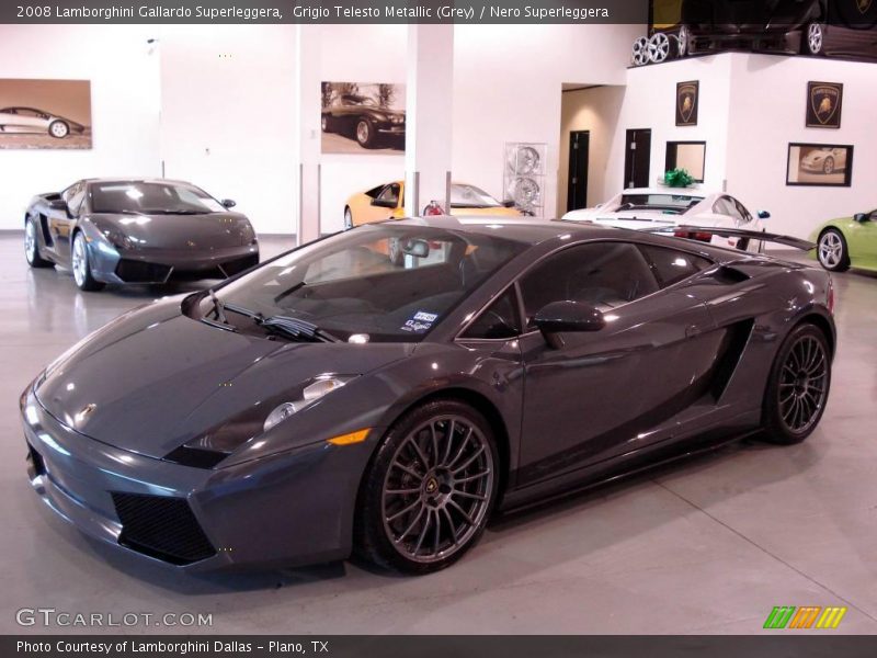 Grigio Telesto Metallic (Grey) / Nero Superleggera 2008 Lamborghini Gallardo Superleggera