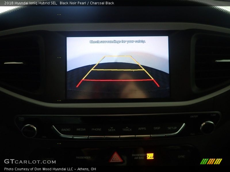 Black Noir Pearl / Charcoal Black 2018 Hyundai Ioniq Hybrid SEL