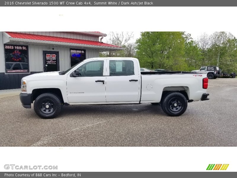 Summit White / Dark Ash/Jet Black 2016 Chevrolet Silverado 1500 WT Crew Cab 4x4