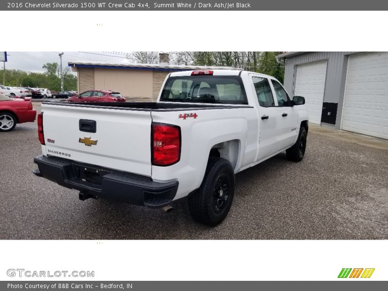 Summit White / Dark Ash/Jet Black 2016 Chevrolet Silverado 1500 WT Crew Cab 4x4