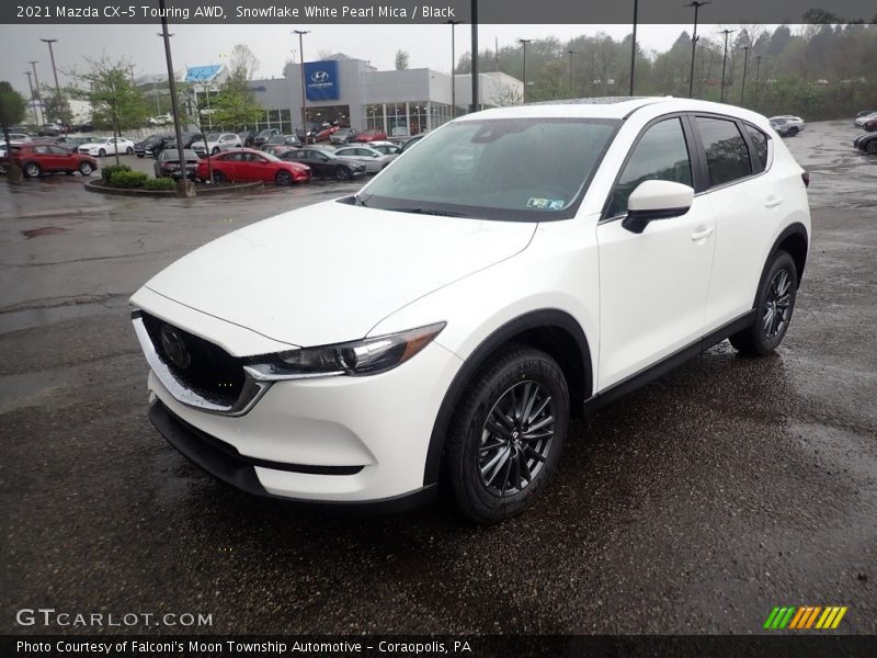 Snowflake White Pearl Mica / Black 2021 Mazda CX-5 Touring AWD