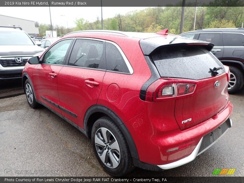 Runway Red / Black 2019 Kia Niro FE Hybrid