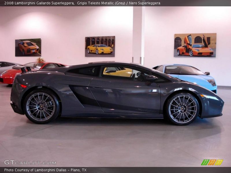 Grigio Telesto Metallic (Grey) / Nero Superleggera 2008 Lamborghini Gallardo Superleggera