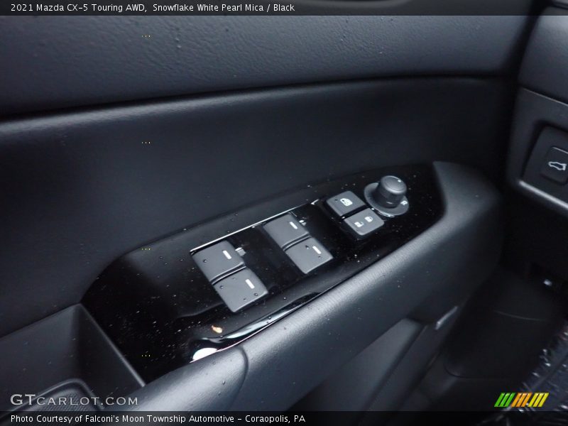 Snowflake White Pearl Mica / Black 2021 Mazda CX-5 Touring AWD