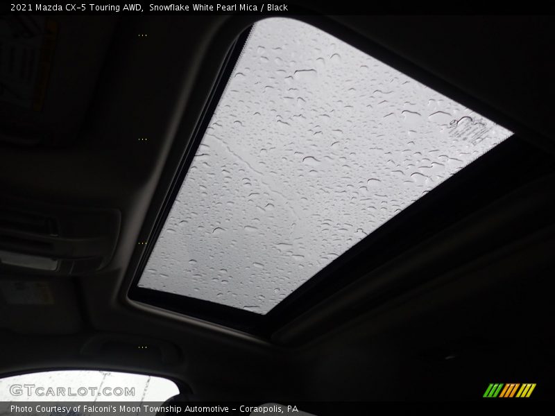 Snowflake White Pearl Mica / Black 2021 Mazda CX-5 Touring AWD