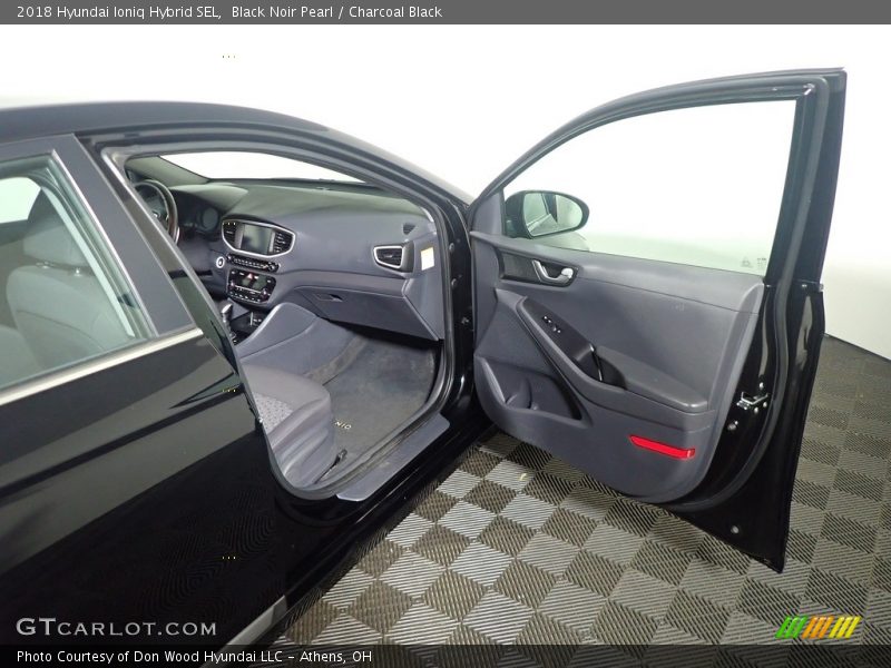 Black Noir Pearl / Charcoal Black 2018 Hyundai Ioniq Hybrid SEL