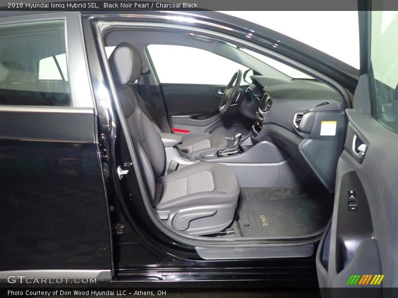 Black Noir Pearl / Charcoal Black 2018 Hyundai Ioniq Hybrid SEL