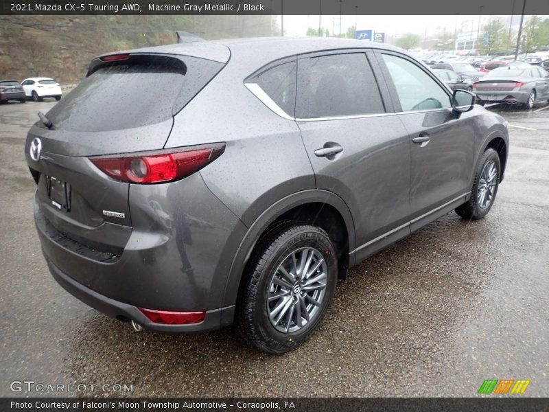 Machine Gray Metallic / Black 2021 Mazda CX-5 Touring AWD