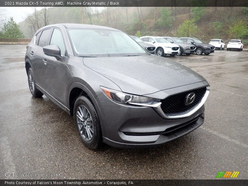 Machine Gray Metallic / Black 2021 Mazda CX-5 Touring AWD
