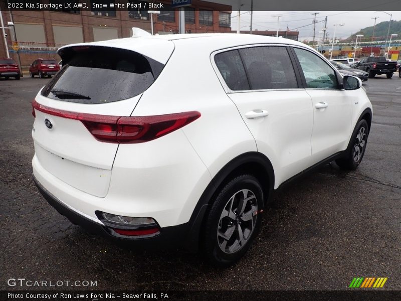 Snow White Pearl / Black 2022 Kia Sportage LX AWD