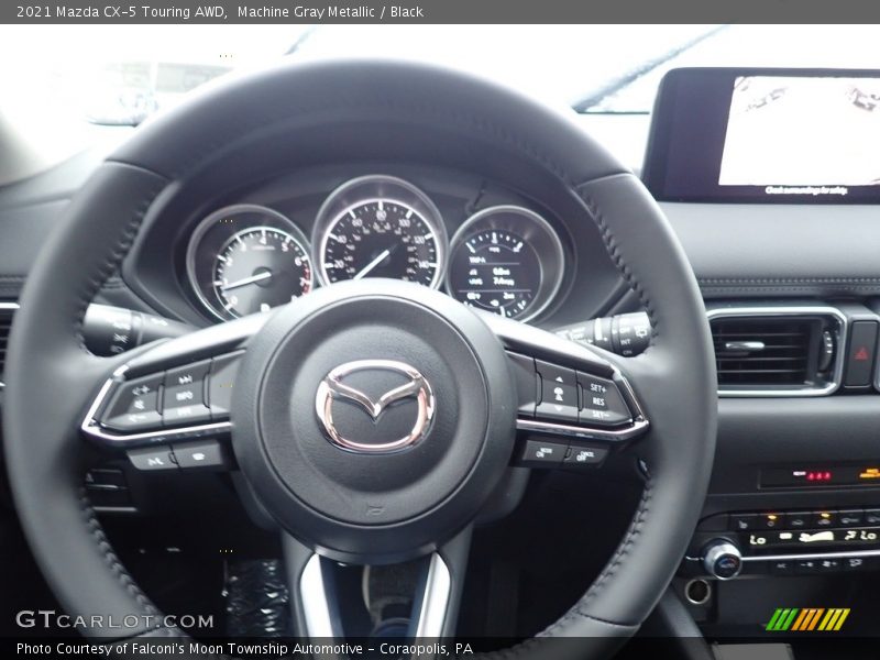 Machine Gray Metallic / Black 2021 Mazda CX-5 Touring AWD