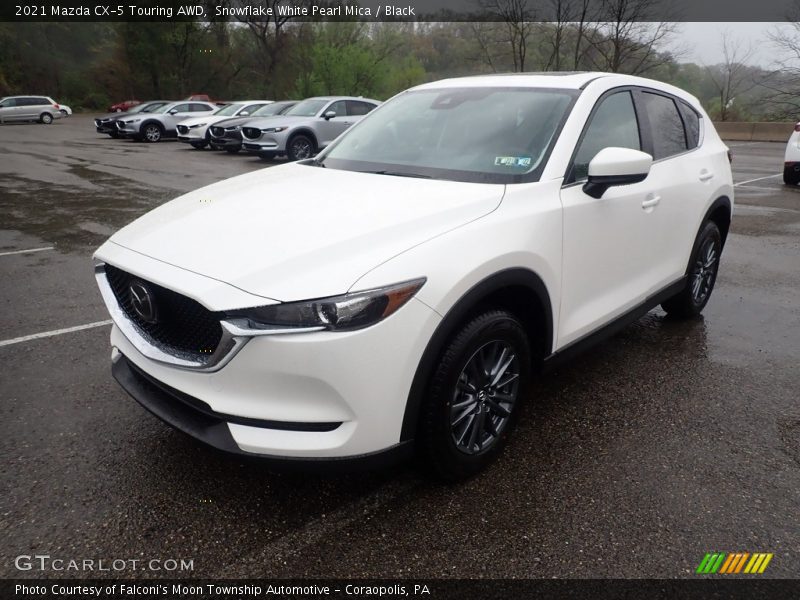 Snowflake White Pearl Mica / Black 2021 Mazda CX-5 Touring AWD