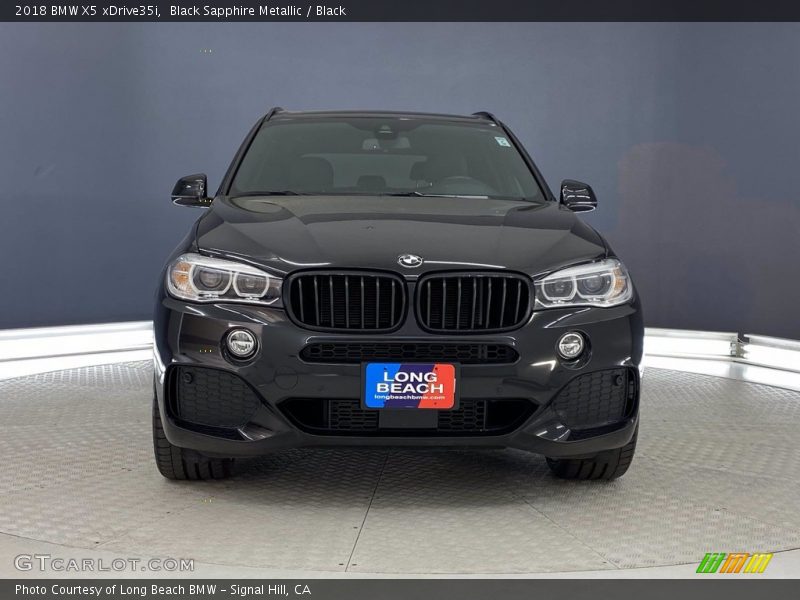 Black Sapphire Metallic / Black 2018 BMW X5 xDrive35i