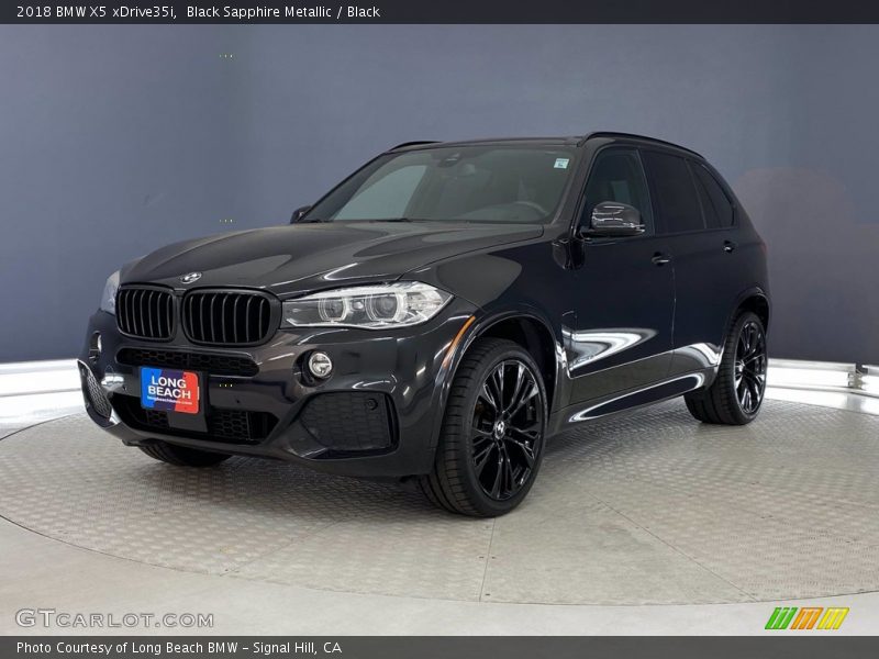 Black Sapphire Metallic / Black 2018 BMW X5 xDrive35i